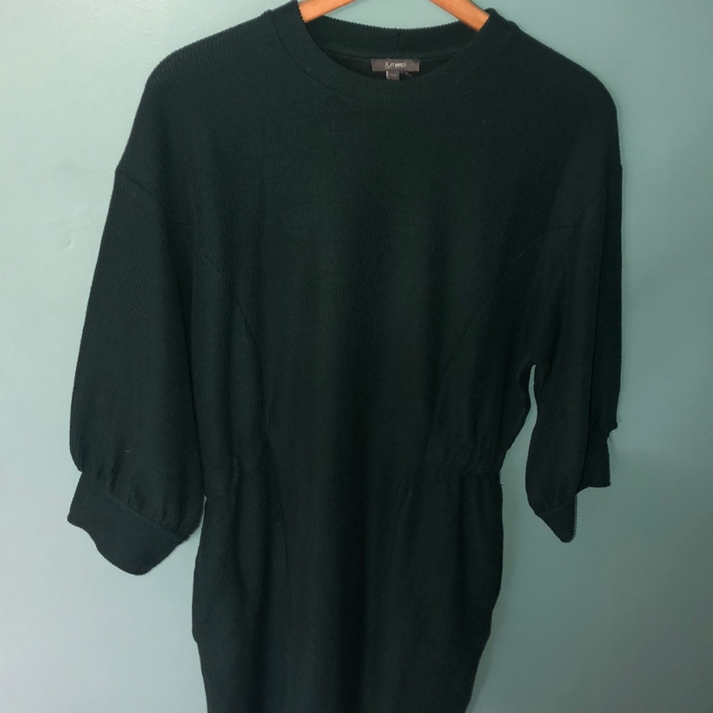 Boutique Emerald Green Dress in size large